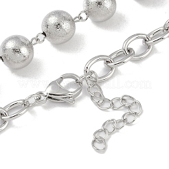 Brass Micro Pave Clear Cubic Zirconia & Plastic Pearl Pendant Necklaces&nbsp;NJEW-H028-03P
