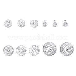 40Pcs 4 Sizes Iron Wire Pendants&nbsp;IFIN-CJ0001-40S