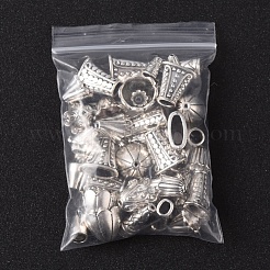 50Pcs 10 Style Tibetan Style Alloy Multi-Petal Bead Caps&nbsp;TIBE-YW0001-77
