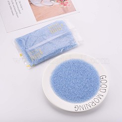 透明なガラスシリンダービーズ  シードビーズ  丸い穴  コーンフラワーブルー  1.5~2x1~2mm  穴：0.8mm  約8000個/袋  約1ポンド/バッグ&nbsp;SEED-S047-I-004