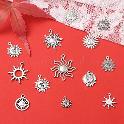 100G Tibetan Style Alloy Pendants&nbsp;TIBEP-YW0001-39