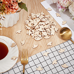 160Pcs Unfinished Wooden Pieces&nbsp;WOOD-BC0001-31B