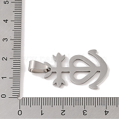 Non-Tarnish 201 Stainless Steel Pendants&nbsp;STAS-A094-10P