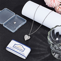 Stainless Steel Urn Ashes Necklace&nbsp;NJEW-CN0001-04