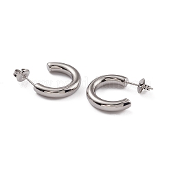Non-Tarnish 304 Stainless Steel Stud Earrings for Women&nbsp;EJEW-G346-07C-P