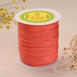 ポリエステル糸  中国結び紐ビーズ糸  ブレスレット作りに  トマト  1mm  300メートル/ロールについて&nbsp;OCOR-L020-27