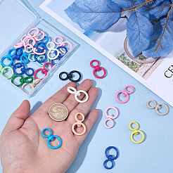 30Pcs Spray Painted Alloy Swivel Clasps&nbsp;FIND-SP0004-94