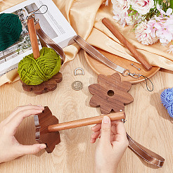 DIY Wooden Yarn Holder Kits&nbsp;TOOL-OC0002-04