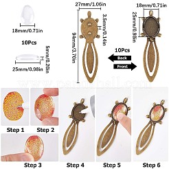 DIY Blank Dome Bookmark Making Kit&nbsp;FIND-SC0005-01