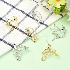 6Pcs 6 Styles Alloy Lapel Pins for Clothes&nbsp;JEWB-CJ0003-42