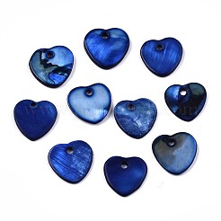 Natural Freshwater Shell Charms&nbsp;X-SHEL-R113-17