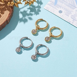 304 Stainless Steel Huggie Hoop Earrings&nbsp;EJEW-JE04449