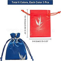 12Pcs 4 Colors Brocade Bag&nbsp;ABAG-NB0001-26