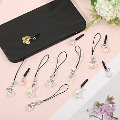 12Pcs Plastic Mobile Dustproof Plugs & Mobile Straps&nbsp;PALLOY-GL00012