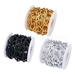 2m 3 Colors Aluminium Twisted Chains Curb Chains&nbsp;CHA-YS0001-01