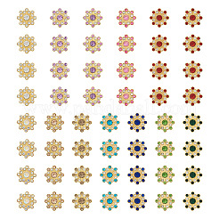 260Pcs 13 Style CCB Plastic with Rhinestones Cabochons&nbsp;FIND-CW0001-10