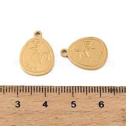 304 Stainless Steel Pendants&nbsp;STAS-D215-06G