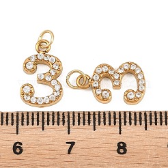 304 Stainless Steel Rhinestone Pendants&nbsp;STAS-N133-03D-G