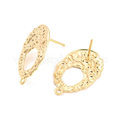 Rack Plating Brass Stud Earring Findings&nbsp;KK-M261-56G