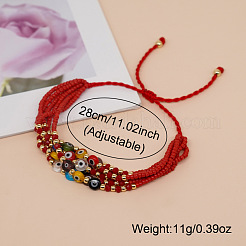 Bohemia Style Glass Seed Beads Multi-Layer Bracelets&nbsp;QG0715-1