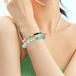 CCBプラスチックビーズ  混合図形  プラチナ  3~9x4~9.5x3~5mm  穴：1.2~1.6mm  265個/セット&nbsp;CCB-YW0001-40