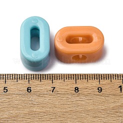 オペークアクリルヨーロピアンビーズ  大穴ビーズ  数0  ミックスカラー  21x13x11.5mm  穴：6mm  218個/ 500g&nbsp;OACR-S072-04A