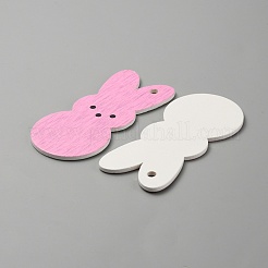 Easter Theme Wooden Pendant Decorations&nbsp;HJEW-WH0068-20C