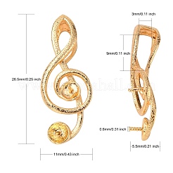Brass Screw Eye Peg Bails Pendants&nbsp;KK-T062-108G-NF