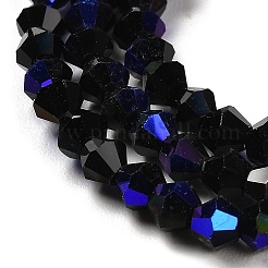 Opaque Solid Color Electroplate Glass Beads Strands&nbsp;EGLA-A039-P3mm-L17