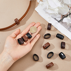 18Pcs 3 Colors Leather Belt Loop Ring&nbsp;DIY-FH0010-92