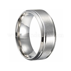 男性用ステンレス指輪201個  ステンレス鋼色  8mm  内径：22.3mm&nbsp;WG1765E-29