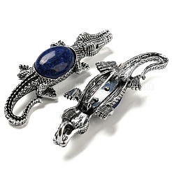 Dual-use Items Alloy Crocodile Brooch&nbsp;JEWB-C026-01D-AS