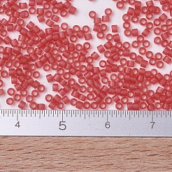 MIYUKIデリカビーズ  シリンダー  日本製シードビーズ  11/0  （db0779)染め半霜の透明なスイカ  1.3x1.6mm  穴：0.8mm  約2000個/10g&nbsp;X-SEED-J020-DB0779