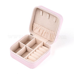 Square PU Leather Jewelry Set Box&nbsp;PAAG-PW0012-05B