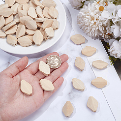 50Pcs Wood Beads&nbsp;WOOD-OC0004-17