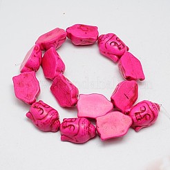 Synthetic Turquoise Beads Strands&nbsp;LS-TURQ-G119-20x29mm-10