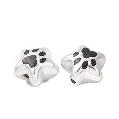 Plating Printed Acrylic Beads&nbsp;AC-CBA655C-07