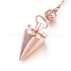 Brass Cone Dowsing Pendulums&nbsp;KK-K239-02RG