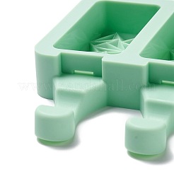 Food Grade DIY Rectangle Ice-cream Silicone Molds&nbsp;DIY-D062-06A