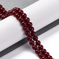 Baking Paint Glass Beads&nbsp;GLAA-Z010-01C