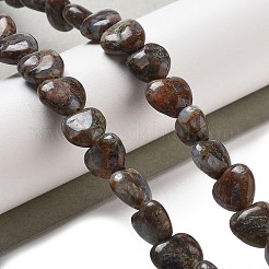 Natural Glaucophane Beads Strands&nbsp;G-R190-10mm-36