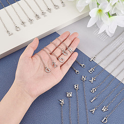 Letter A~Z Alloy Rhinestone Pendant Decorations&nbsp;HJEW-AB00370