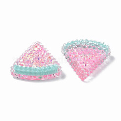 Autumn Theme Transparent Epoxy Resin Cabochons&nbsp;CRES-N034-04