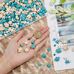 426Pcs 12 Styles Dyed Synthetic Turquoise Beads&nbsp;G-DC0001-41