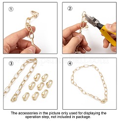 Brass Screw Carabiner Lock Charms&nbsp;KK-T047-08G