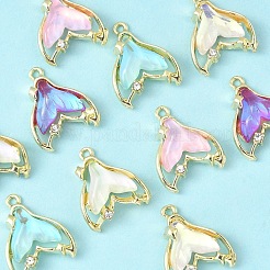 10Pcs 5 Colors Rack Plating Alloy Pendants&nbsp;FIND-YW0006-42