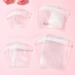 透明プラスチック製再封可能包装袋 40種類 4個  長方形  透明  9~15x5.5~10.5x0.02cm  片側の厚さ：2.3ミル（0.06mm）  10個/スタイル&nbsp;OPP-FS0001-10