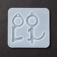 Key Shape DIY Pendant Silicone Molds&nbsp;DIY-F114-11