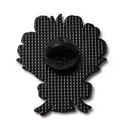 チューリップの花のエナメルピン  バックパック用合金ラペルピンバック  カラフル  30x25.5mm&nbsp;JEWB-P050-03D-EB