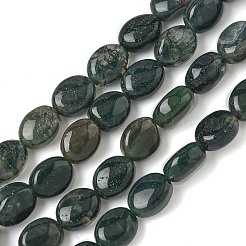 Natural Moss Agate Beads Strands&nbsp;G-Z006-A41